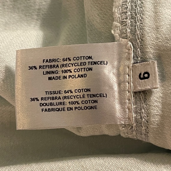 Proenza Schouler Womens Cotton Chambray Jumpsuit in Bleach Size 6 - Picture 7 of 7